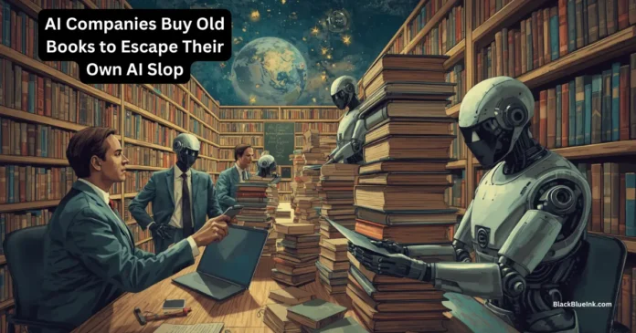 AI companies buy old books to improve training data and reduce AI generated content issues