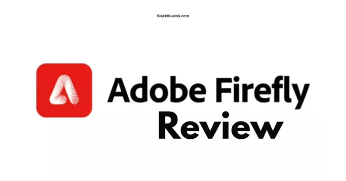 Adobe Firefly AI image generator interface with text to image creation and generative editing tools