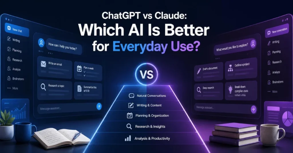 ChatGPT vs Claude Which AI Is Better for Everyday Use