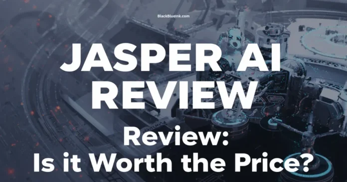Jasper AI dashboard showcasing AI content creation and writing assistant features